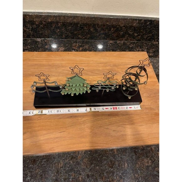 Vintage Pier1 Christmas Trees Photo Holder Display - Picture 5 of 9